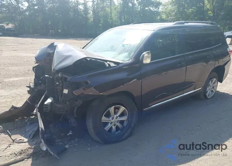 2013 Toyota Highlander Se V6 from USA, damaged, VIN 5TDBK3EH4DS182288